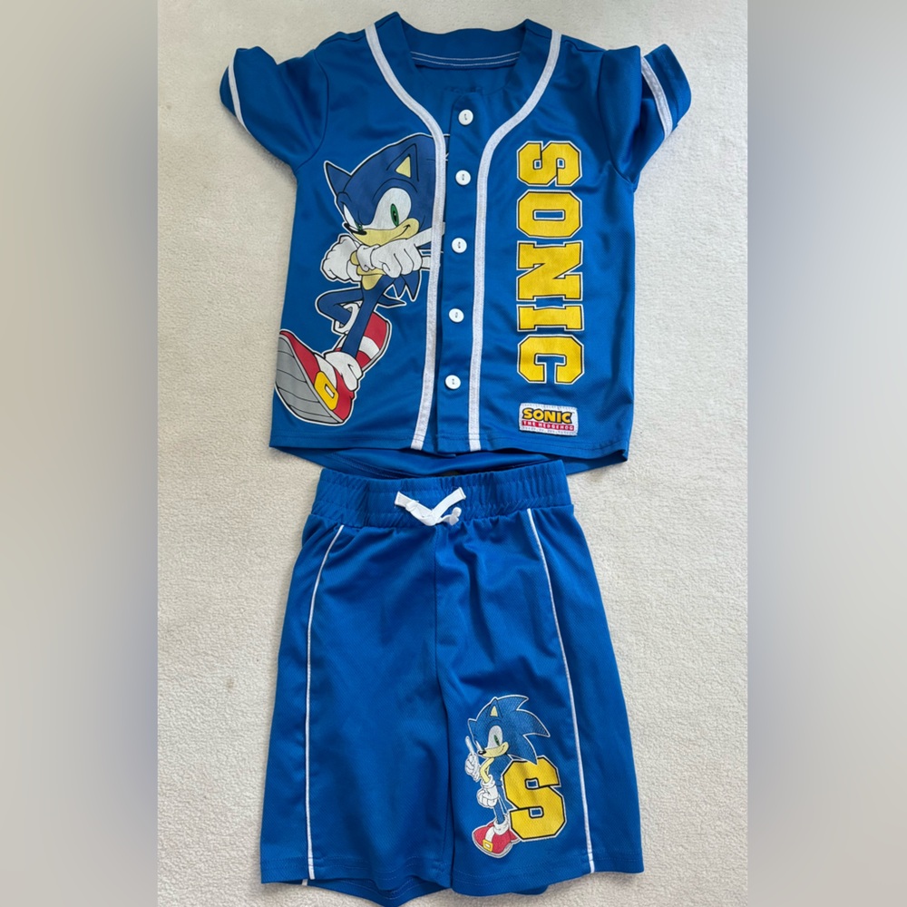 Sonic the Hedgehog Blue Jersey Set